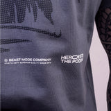 Camiseta T-shirt Conforto Beast Mode Silverback Cinza