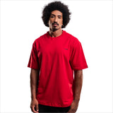 Camiseta T-Shirt Oversized Conforto Beast Mode Hero Spirit Vermelho