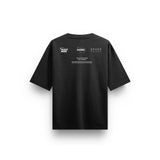 Camiseta T-Shirt Oversized Conforto Beast Mode Collab Space Today Total Eclipse Preta
