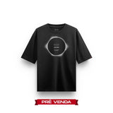 Camiseta T-Shirt Oversized Conforto Beast Mode Collab Space Today Total Eclipse Preta