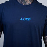 Camiseta T-Shirt Conforto Beast Mode Arnld Austria Azul