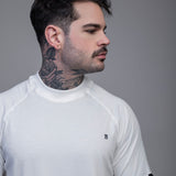 Camiseta Raglan Oversized Conforto Beast Mode Plain Off-White