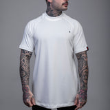 Camiseta Raglan Oversized Conforto Beast Mode Plain Off-White