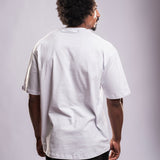 Camiseta T-shirt Oversized Conforto Beast Mode B Hero Branco