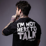 Camiseta T-Shirt Oversized Conforto Beast Mode Don´t Talk to