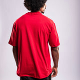 Camiseta T-Shirt Oversized Conforto Beast Mode Hero Spirit Vermelho