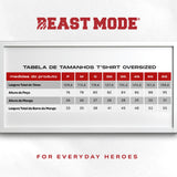 Camiseta T-shirt Oversized Beast M. Pima Preta