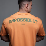 Camiseta T-Shirt Oversized Conforto Beast Mode Impossible Apricot Crush